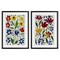 Stupell Industries Scandinavian Wild Flowers 2pc Framed Print Under Glass Set, design by Annabelle Hall